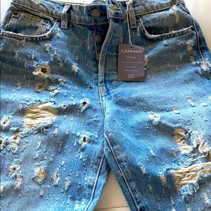 Carmar Portia vintage high rise crop Jeans 25